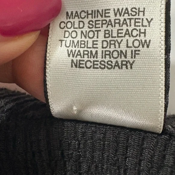 Junonia Black Textured Crinkle Blouse with Embroidered Elbow Length Sleeves. 4X - Picture 7 of 14